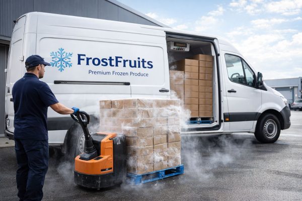 Temperature-controlled logistics ensuring product quality from supplier to customer.